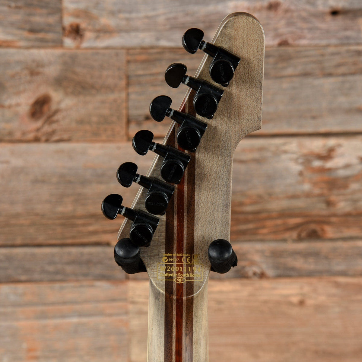 Schecter E-1-SLS Black 2021 - View 6 | MusicMarket