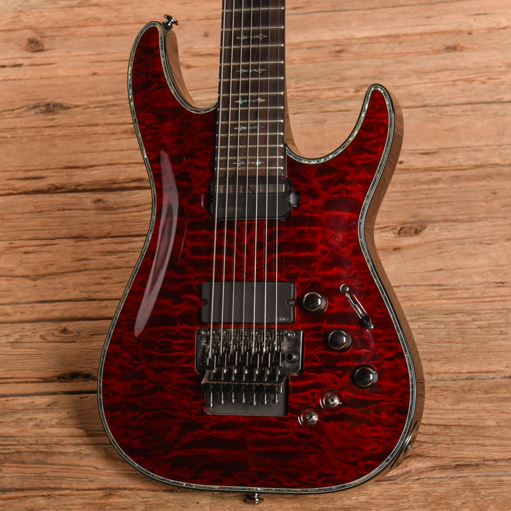 Schecter Hellraiser C-7 FR-S Sunburst 2017 - View 2 | MusicMarket