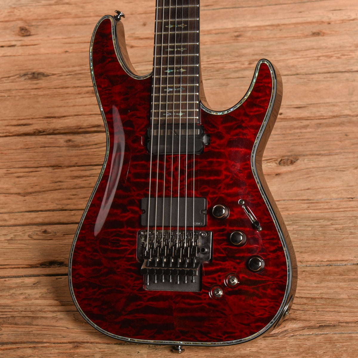 Schecter Hellraiser C-7 FR-S Sunburst 2017 - View 2 | MusicMarket