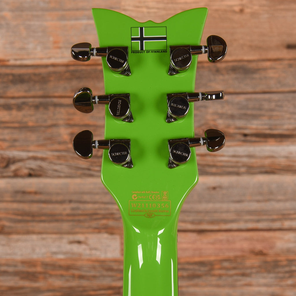 Schecter Kenny Hickey Signature Solo-6 EX S Sustainiac Baritone Steele Green 2022 - View 7 | MusicMarket