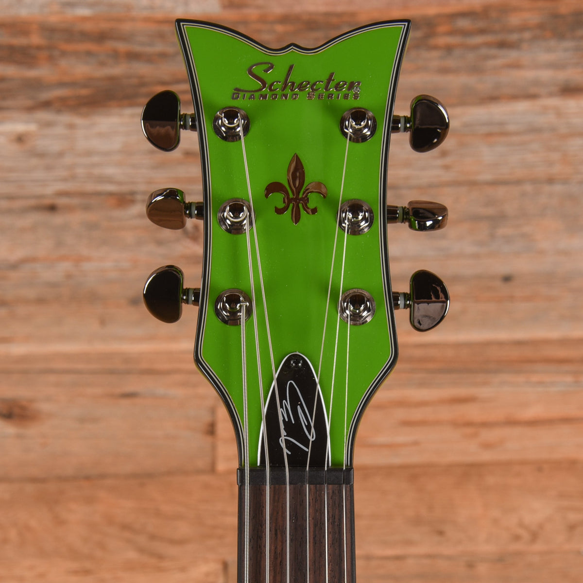 Schecter Kenny Hickey Signature Solo-6 EX S Sustainiac Baritone Steele Green 2022 - View 6 | MusicMarket