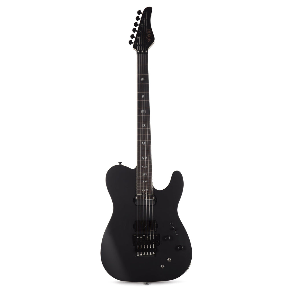 Schecter PT FR-S SLS Elite Evil Twin Satin Black - View 4 | MusicMarket