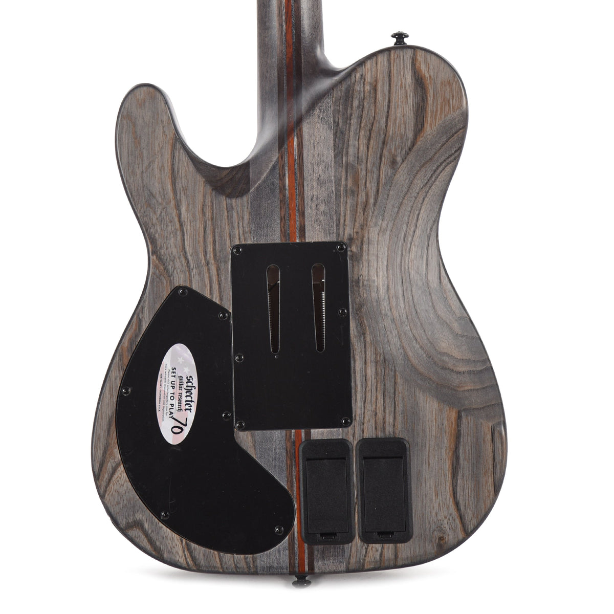 Schecter PT FR-S SLS Elite Evil Twin Satin Black - View 3 | MusicMarket