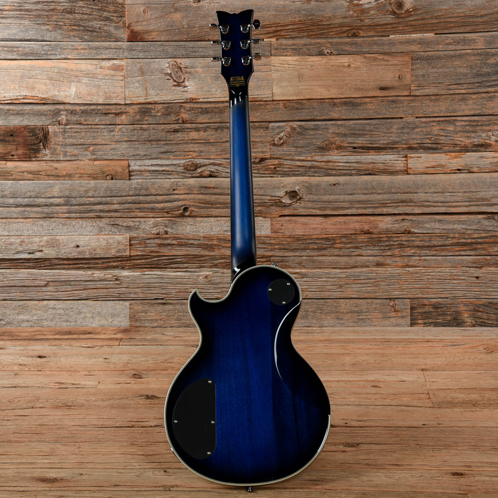 Schecter Solo-II Supreme See Thru Blue Burst 2022 - View 5 | MusicMarket