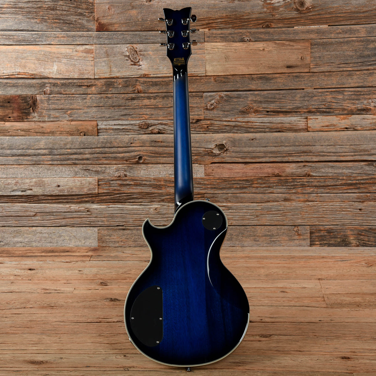 Schecter Solo-II Supreme See Thru Blue Burst 2022 - View 5 | MusicMarket