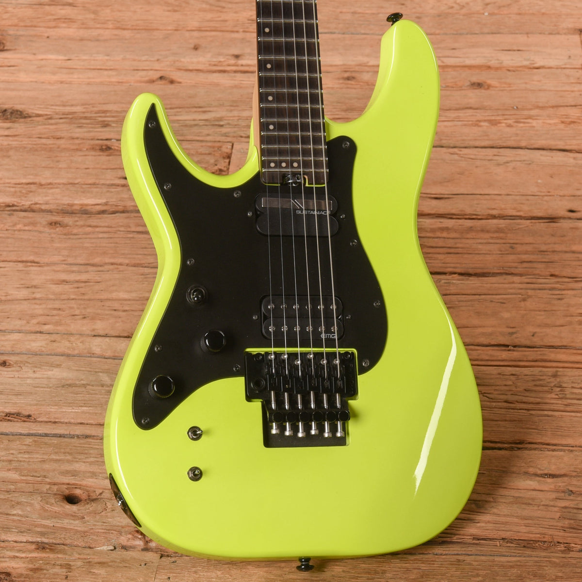 Schecter Sun Valley Super Shredder FR-S Sustainiac Birch Green 2018 LEFTY - View 2 | MusicMarket