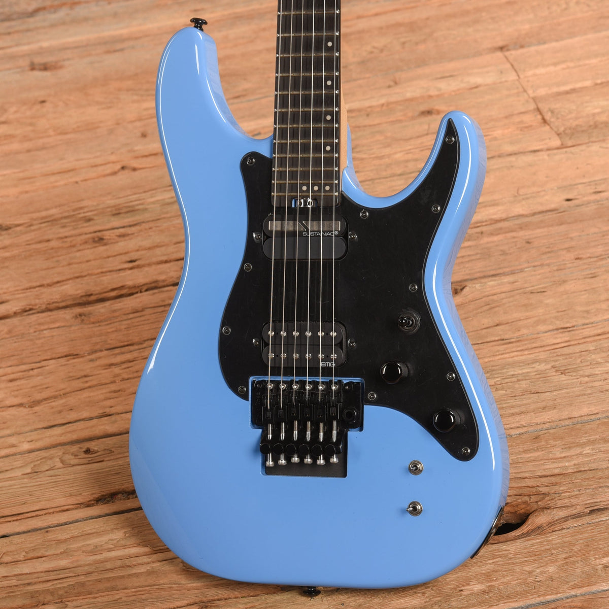 Schecter Sun Valley Super Shredder FR S Sustainiac Riviera Blue 2017 - View 2 | MusicMarket