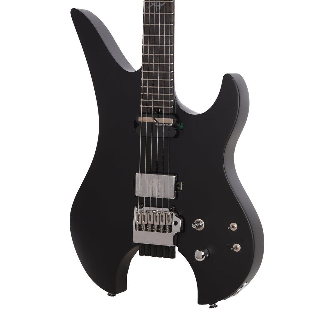 Schecter Synyster Gates Custom-6 TR-S Headless Electric Guitar Satin Black - View 2 | MusicMarket