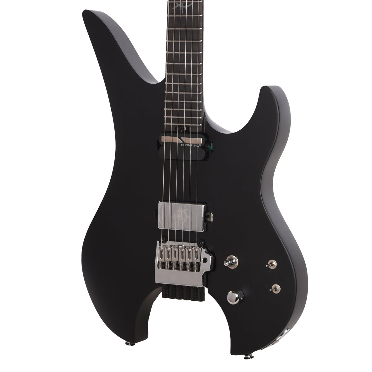 Schecter Synyster Gates Custom-6 TR-S Headless Electric Guitar Satin Black - View 2 | MusicMarket