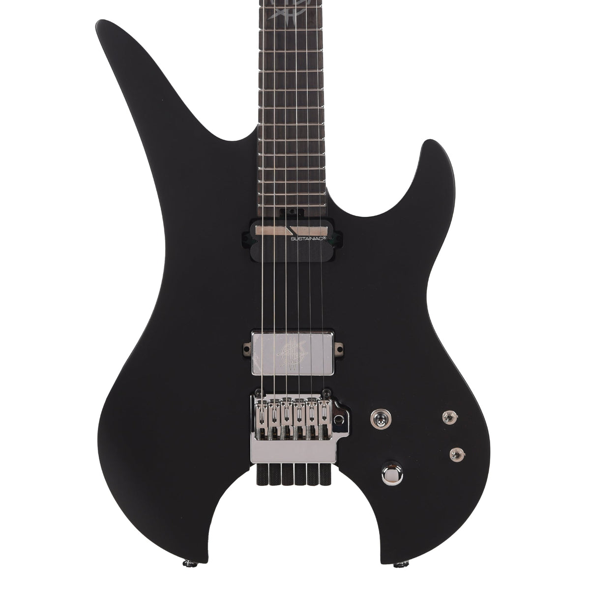 Schecter Synyster Gates Custom-6 TR-S Headless Electric Guitar Satin Black - MusicMarket