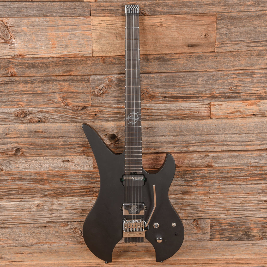 Schecter Synyster Gates Custom-6 TR-S Headless Electric Guitar Satin Black - View 4 | MusicMarket