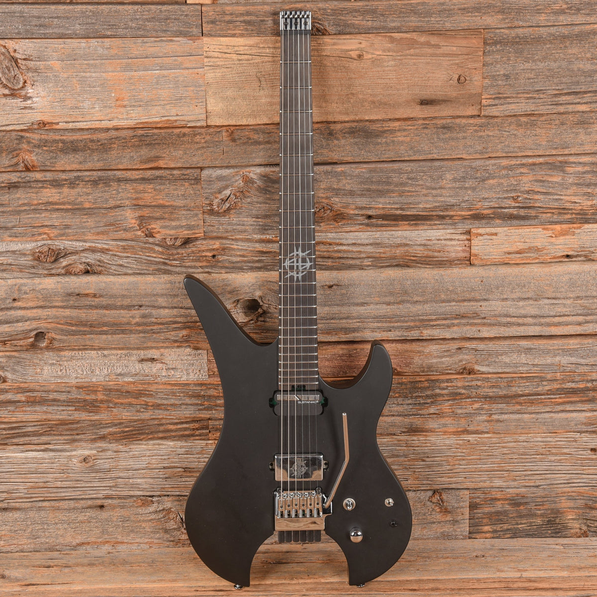 Schecter Synyster Gates Custom-6 TR-S Headless Electric Guitar Satin Black - View 4 | MusicMarket