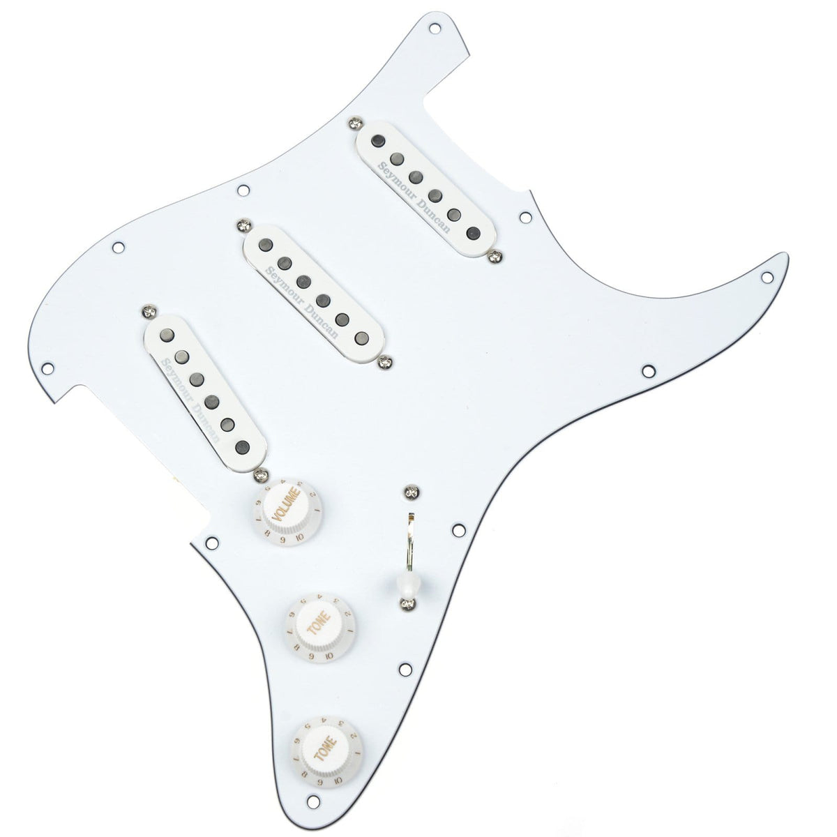 Seymour Duncan Loaded Pickguard California 50s Set White - MusicMarket