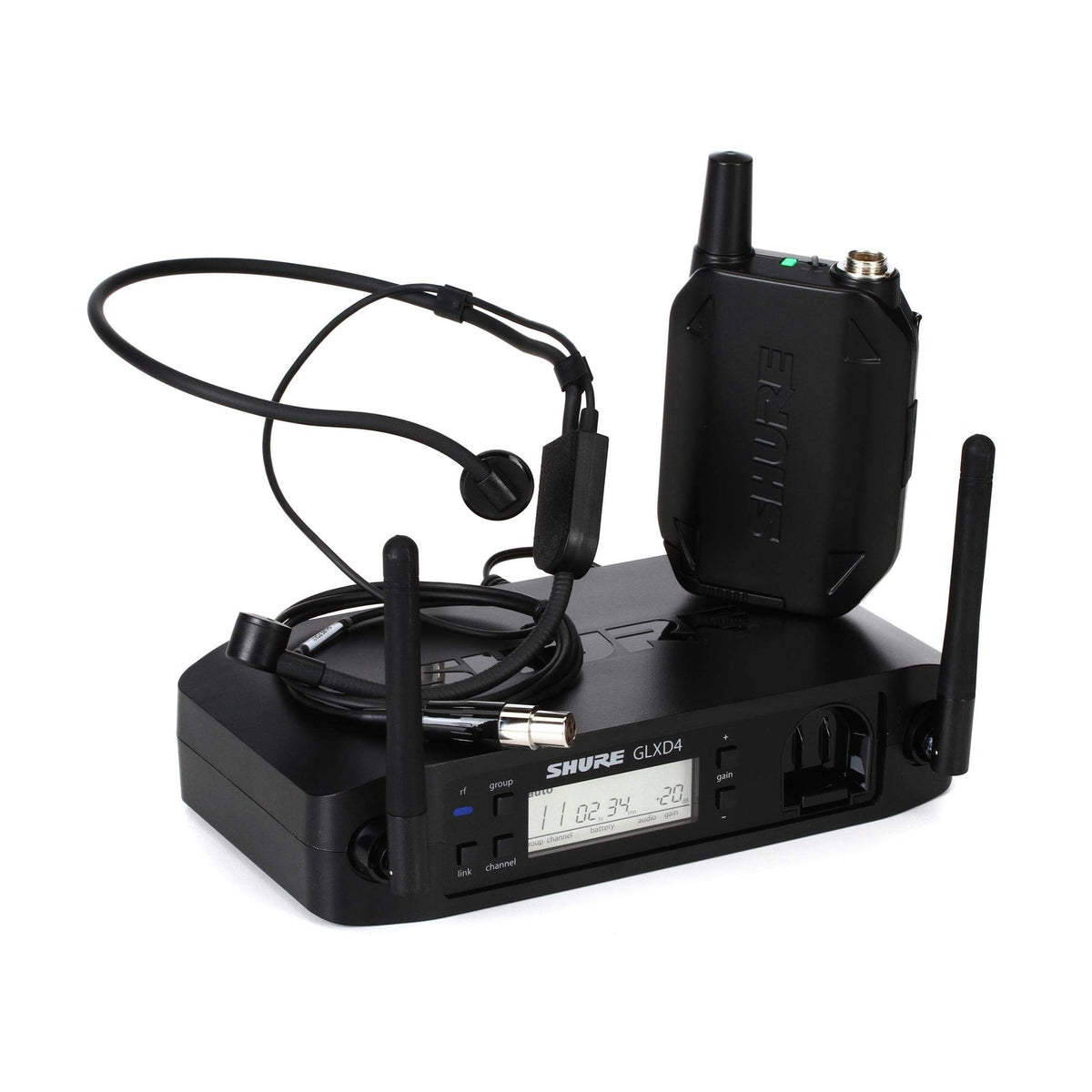 Shure GLXD14+/PGA31 Digital Wireless Headset System with PGA31 Microphone - MusicMarket