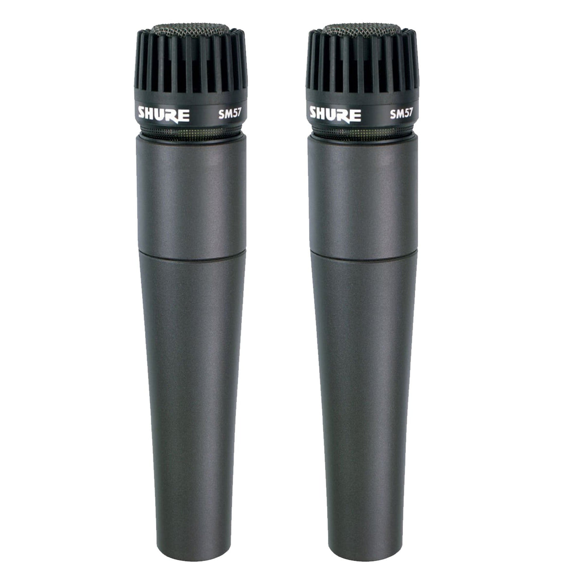 Shure SM57-LC Cardioid Dynamic Microphone 2 Pack Bundle - MusicMarket
