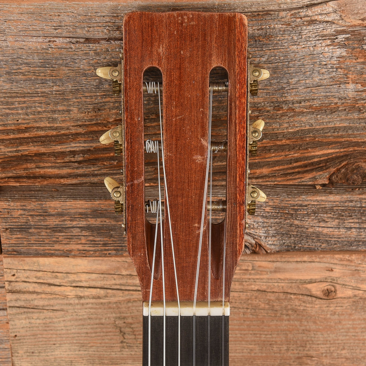 Silvertone Classical Guitar Natural 1960s - View 6 | MusicMarket