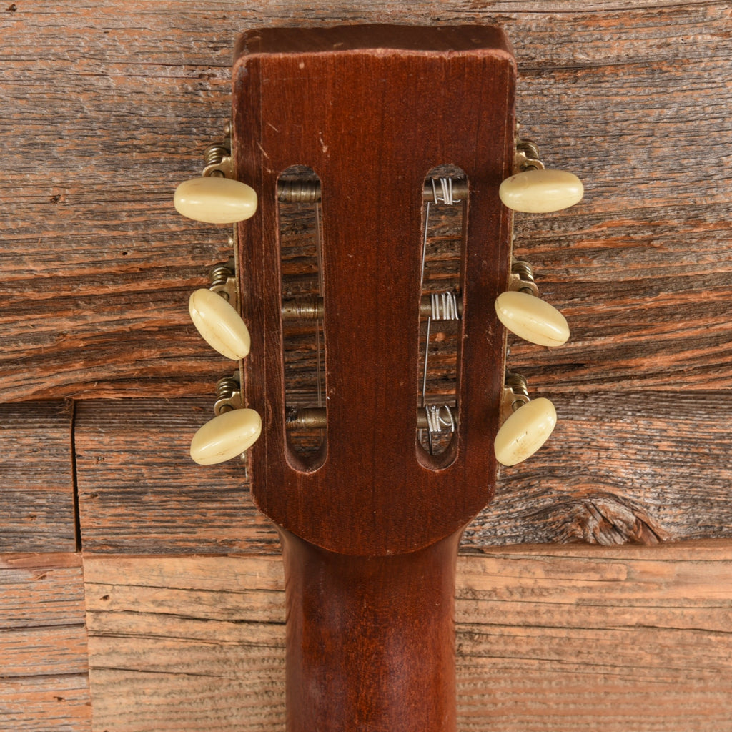 Silvertone Classical Guitar Natural 1960s - View 7 | MusicMarket