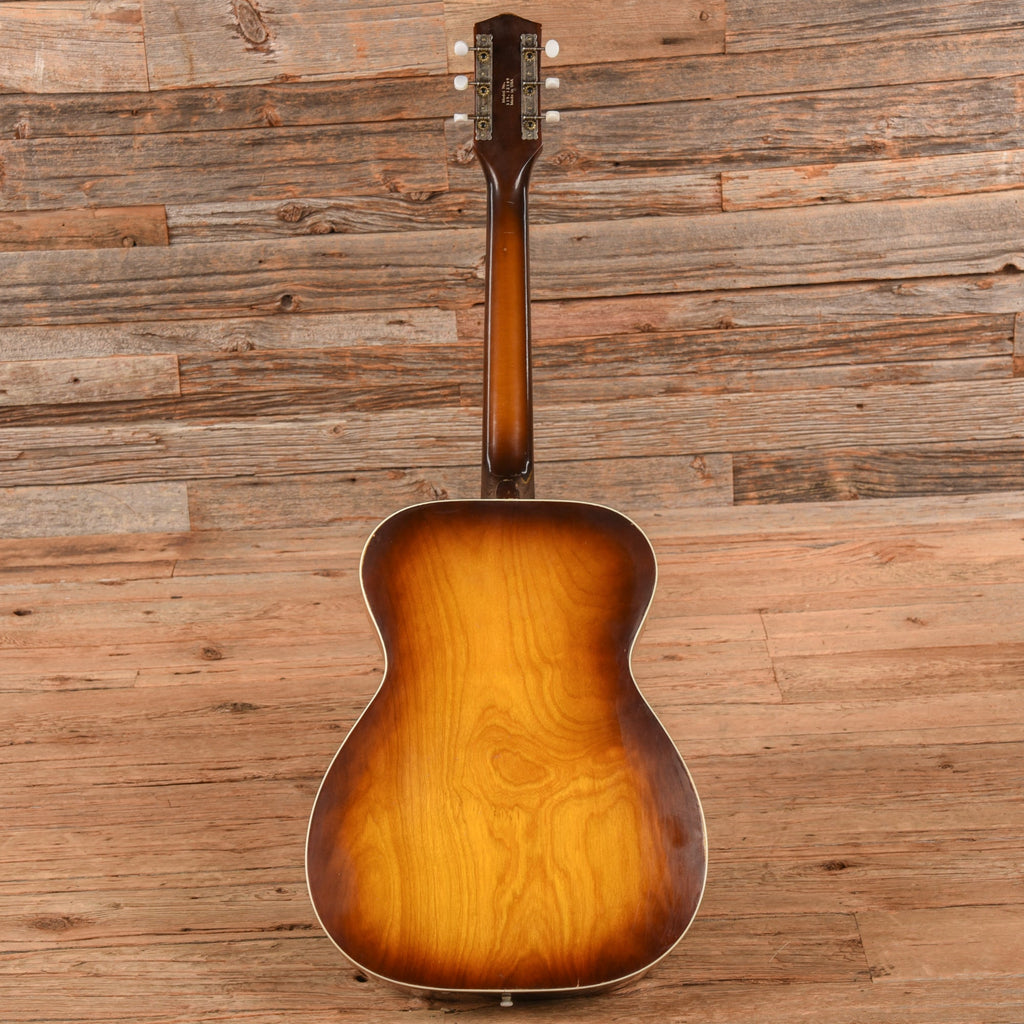 Silvertone H621 X-Brace conversion Sunburst 1960s - View 5 | MusicMarket