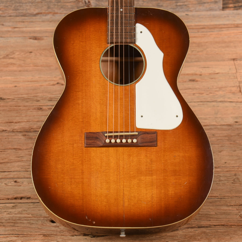 Silvertone H621 X-Brace conversion Sunburst 1960s - MusicMarket
