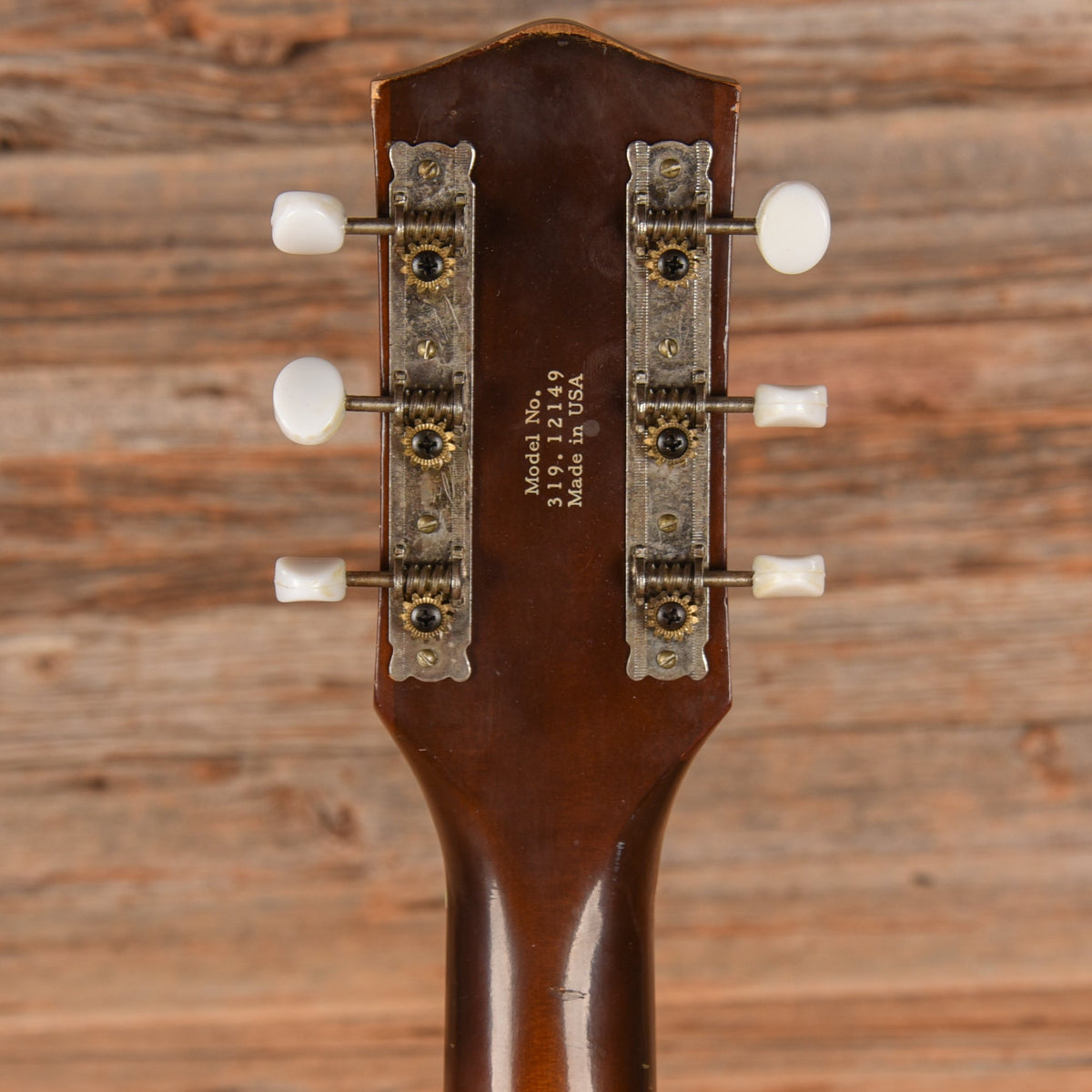 Silvertone H621 X-Brace conversion Sunburst 1960s - View 7 | MusicMarket