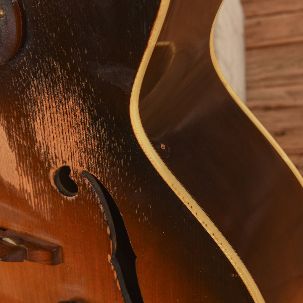 Silvertone H61 Hollowbody Sunburst 1955 - View 10 | MusicMarket