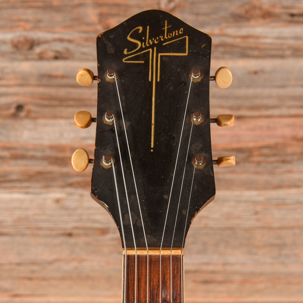 Silvertone H61 Hollowbody Sunburst 1955 - View 6 | MusicMarket