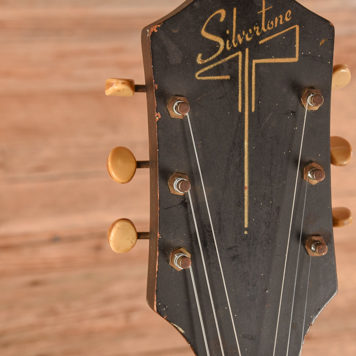 Silvertone H61 Hollowbody Sunburst 1955 - View 11 | MusicMarket