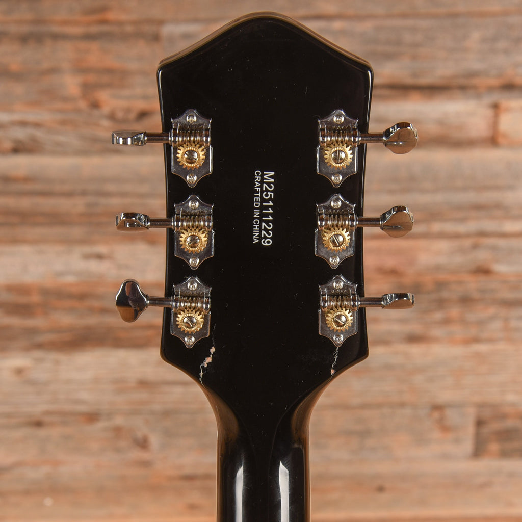Silvertone 1446 TTSB Single Cut Semi-Hollow Electric Guitar w/ Trapeze Tailpiece Tobacco Sunburst - View 7 | MusicMarket