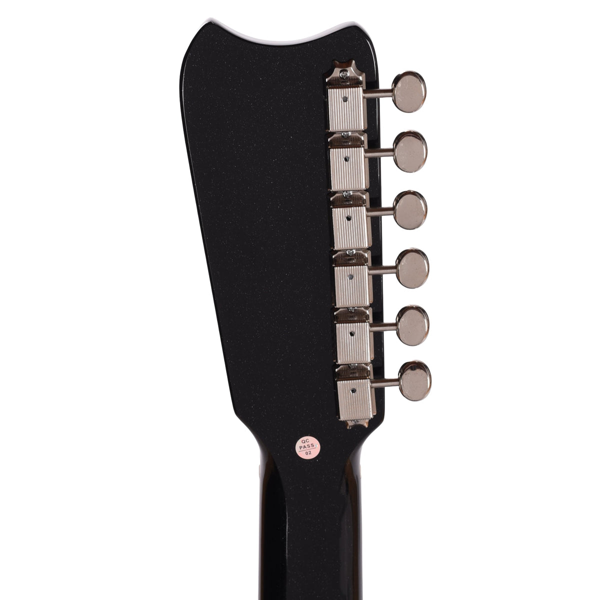Silvertone 1449 BSF2 Offset Solid Body Electric Guitar Black Silver Flake - View 7 | MusicMarket