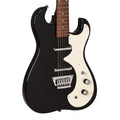 Silvertone 1449 BSF2 Offset Solid Body Electric Guitar Black Silver Flake - MusicMarket
