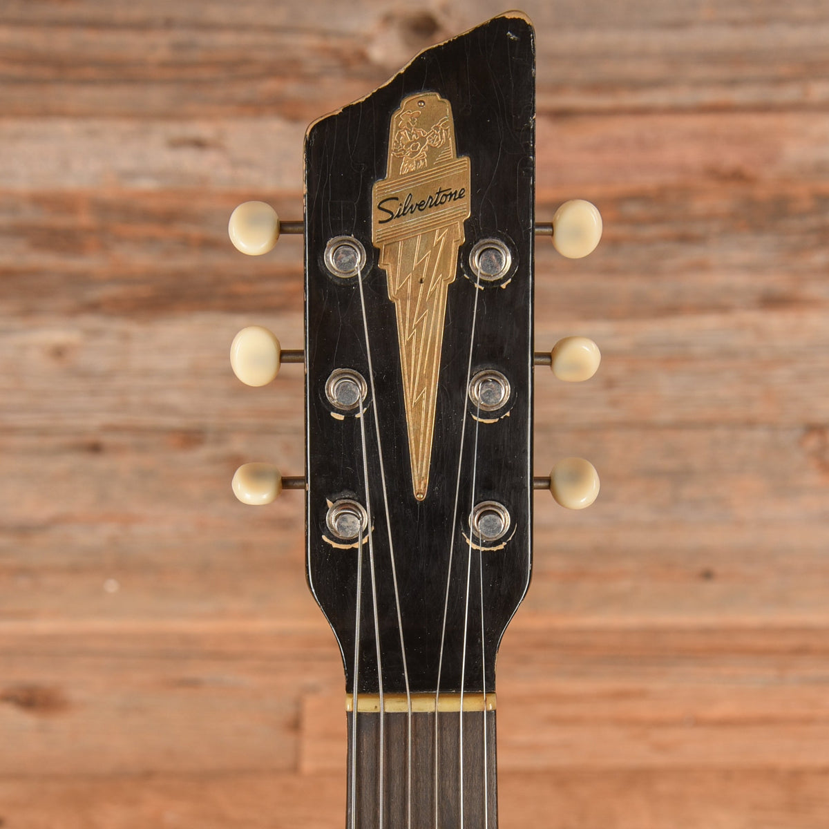 Silvertone Artist 1522S Black 1960s - View 6 | MusicMarket