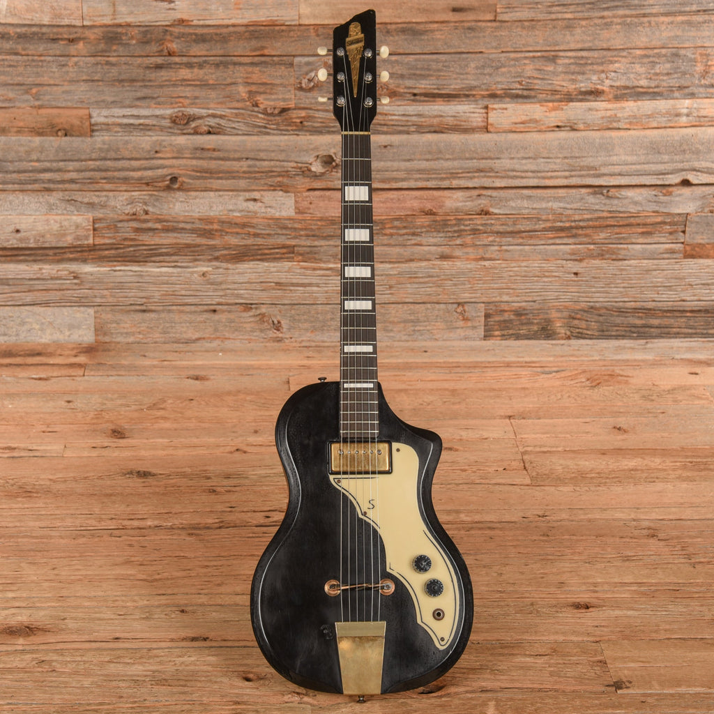 Silvertone Artist 1522S Black 1960s - View 4 | MusicMarket