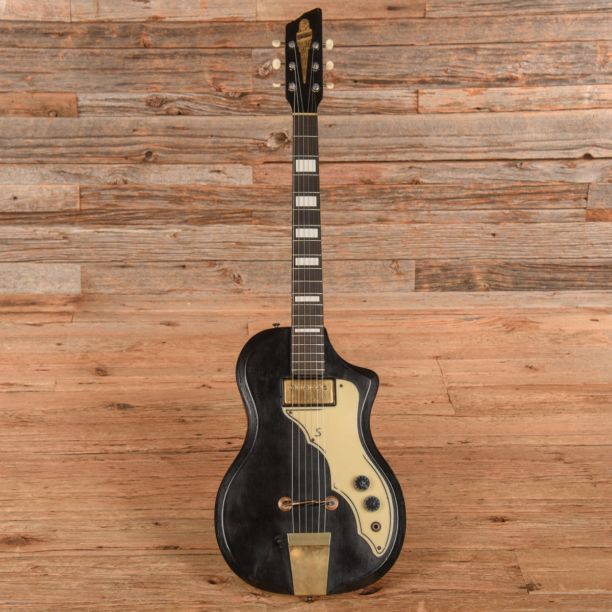 Silvertone Artist 1522S Black 1960s - View 4 | MusicMarket