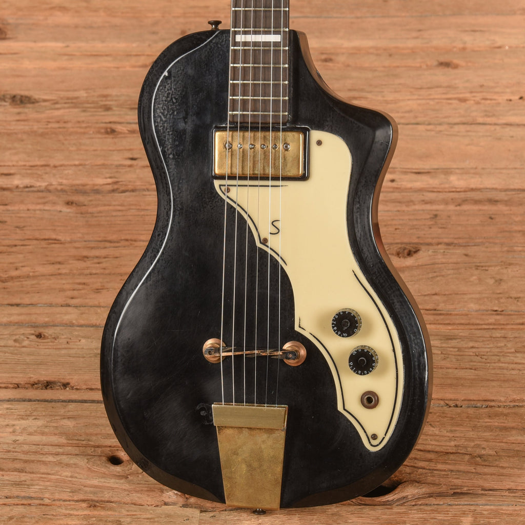 Silvertone Artist 1522S Black 1960s - View 2 | MusicMarket