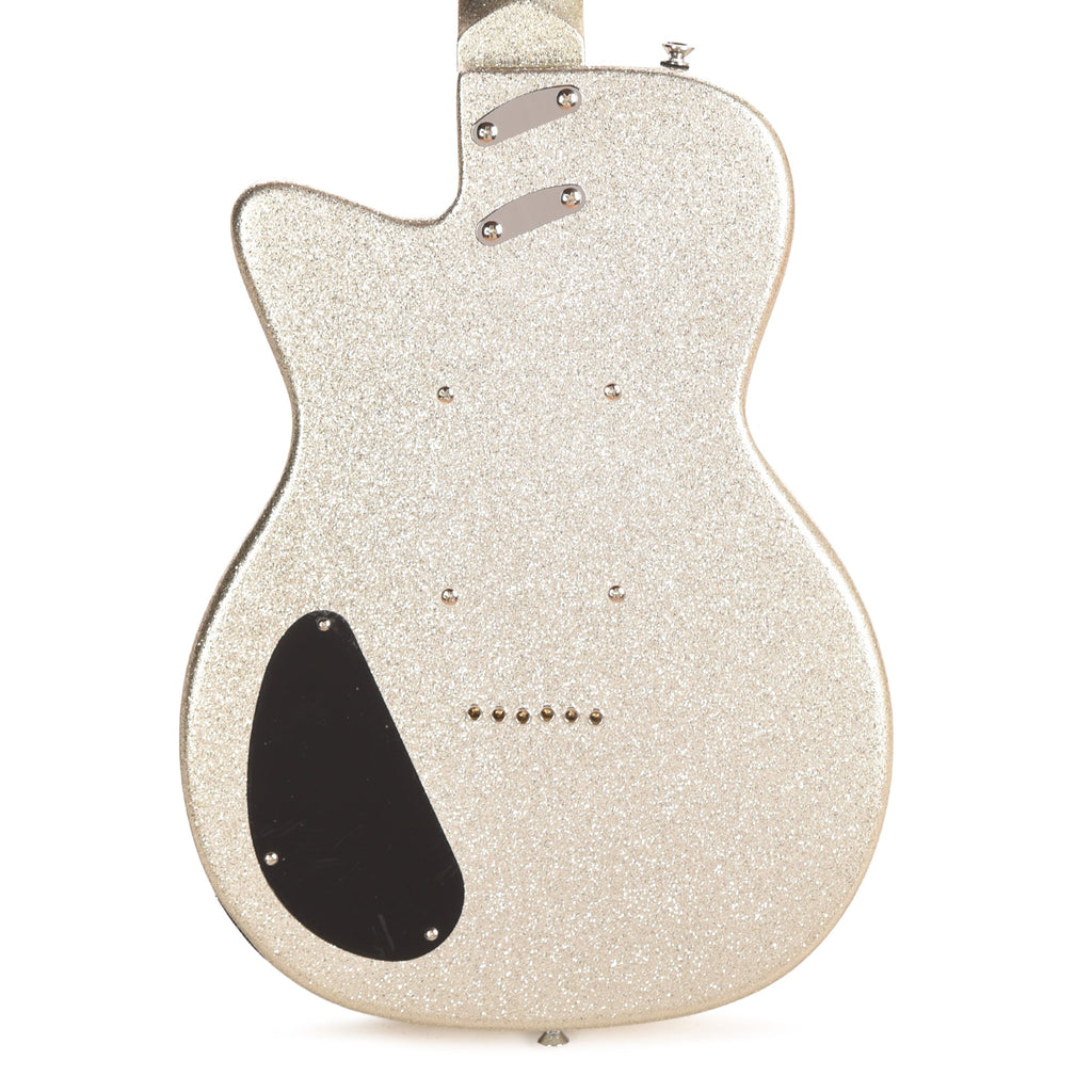 Silvertone 1373 Baritone Electric Guitar Heavy Silver Flake - View 3 | MusicMarket