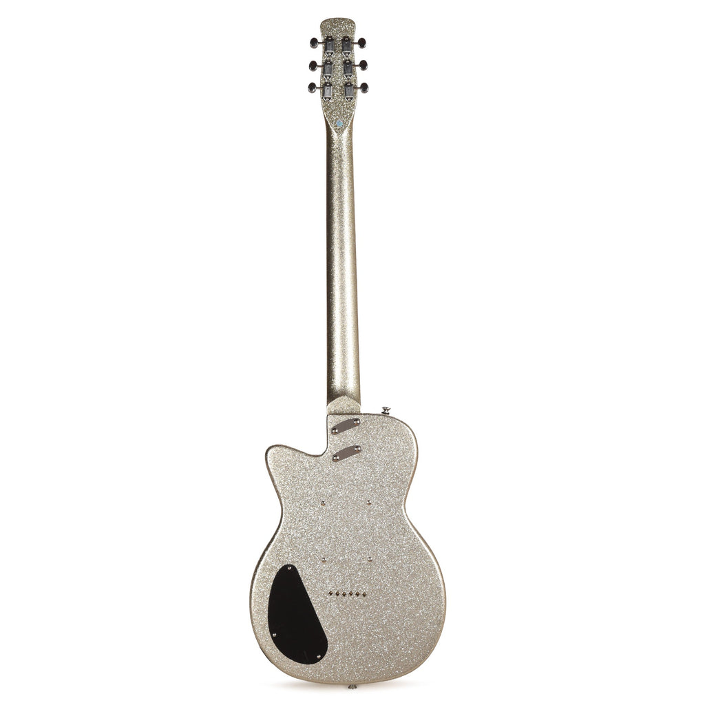 Silvertone 1373 Baritone Electric Guitar Heavy Silver Flake - View 5 | MusicMarket