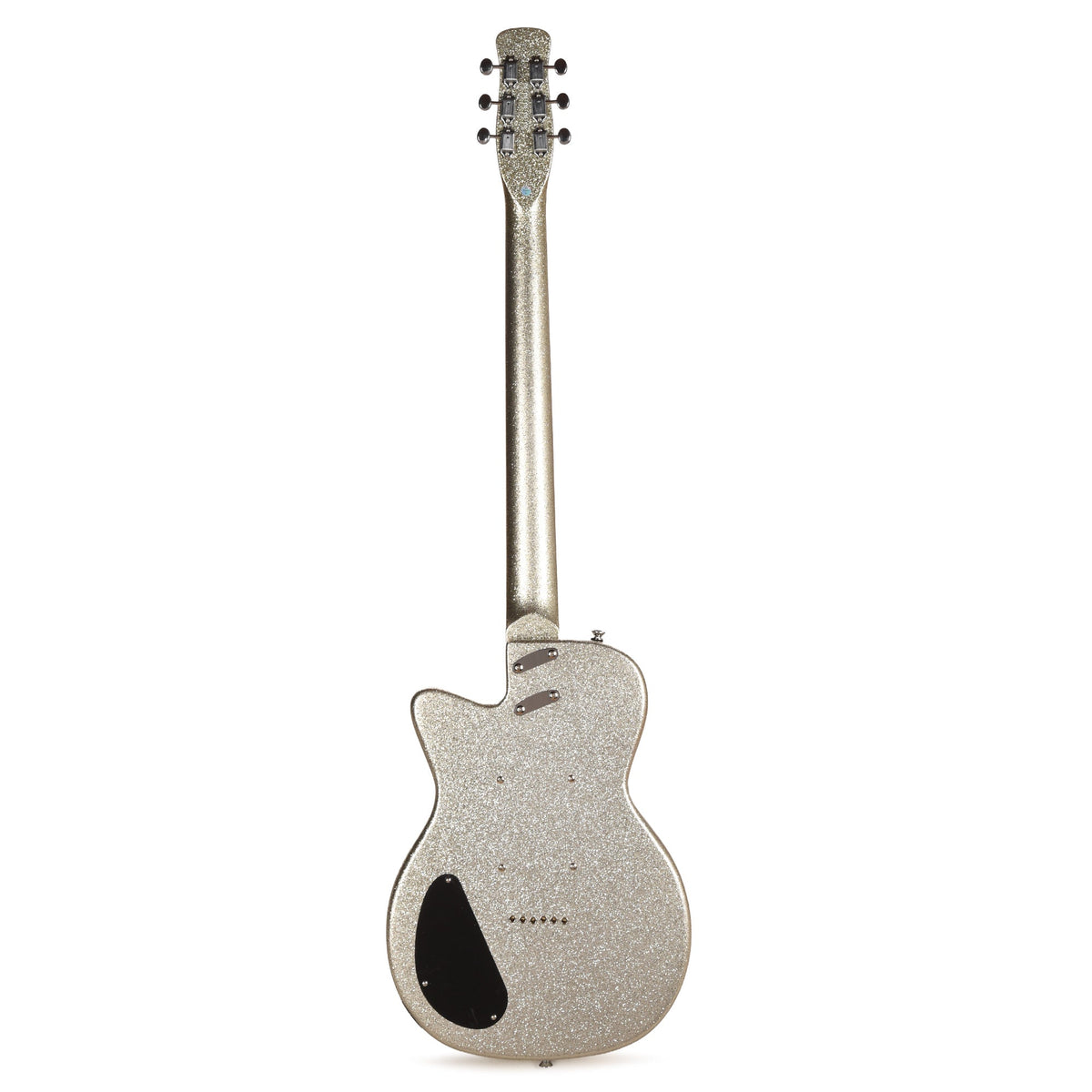 Silvertone 1373 Baritone Electric Guitar Heavy Silver Flake - View 5 | MusicMarket
