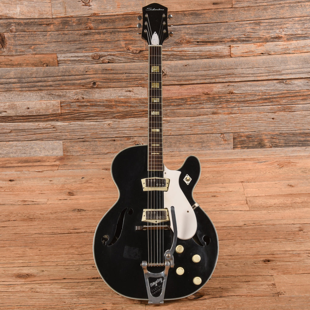Silvertone 1446 Black 1960s - View 4 | MusicMarket