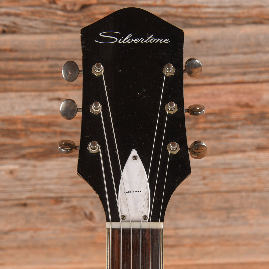 Silvertone 1446 Black 1960s - View 6 | MusicMarket