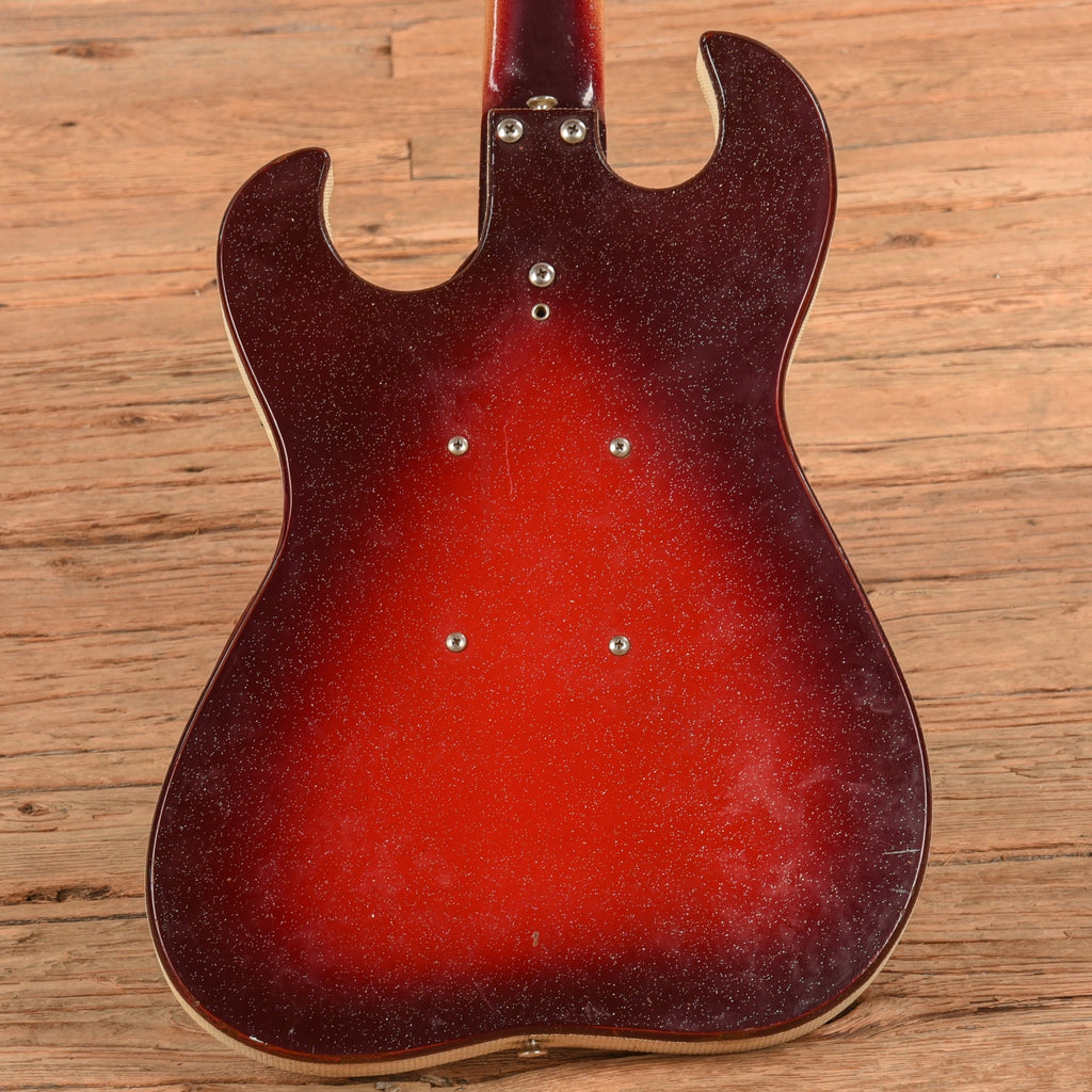 Silvertone 1449/1457 Red Burst 1963 - View 3 | MusicMarket
