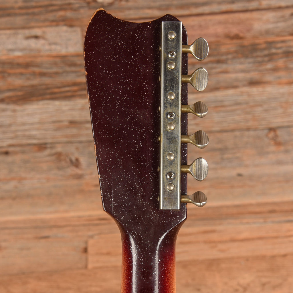 Silvertone 1449/1457 Red Burst 1963 - View 7 | MusicMarket