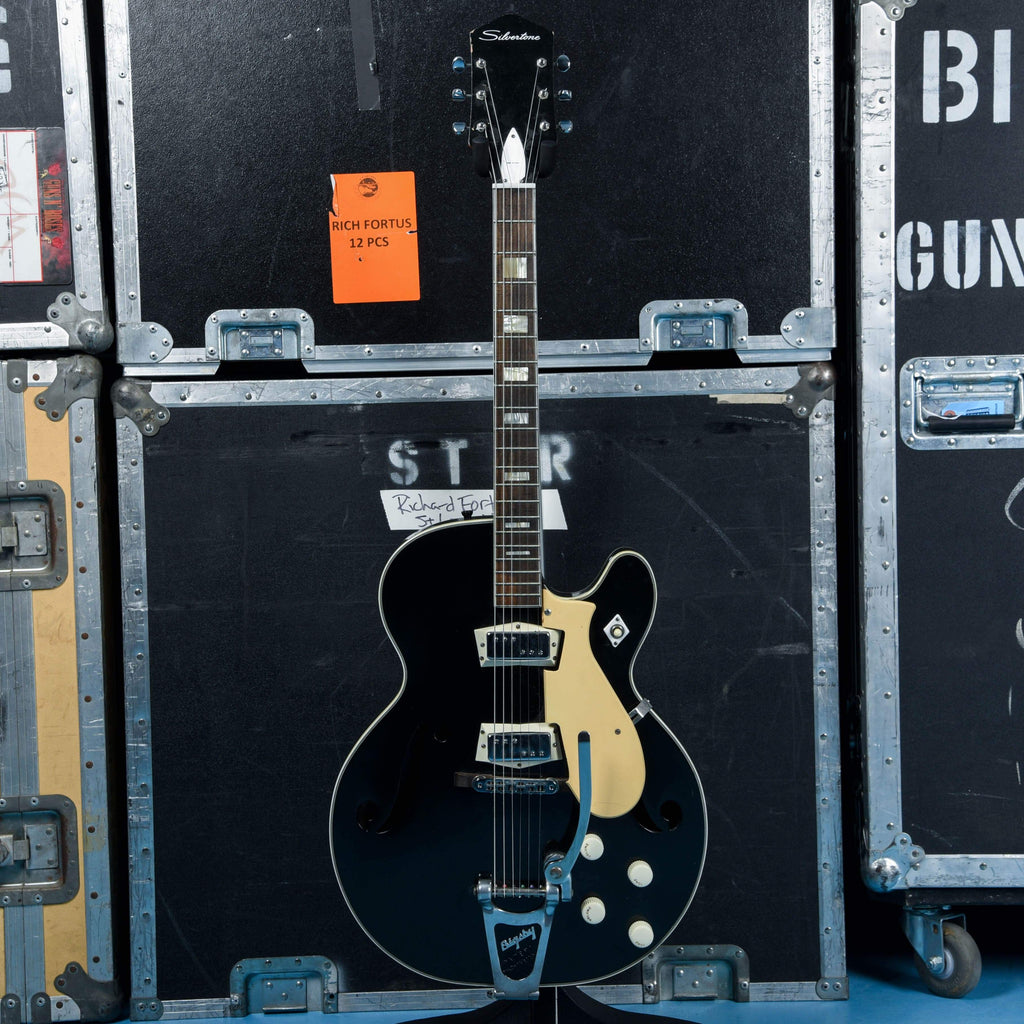 Silvertone Model 1446 Chris Isaak Black 1960s - MusicMarket