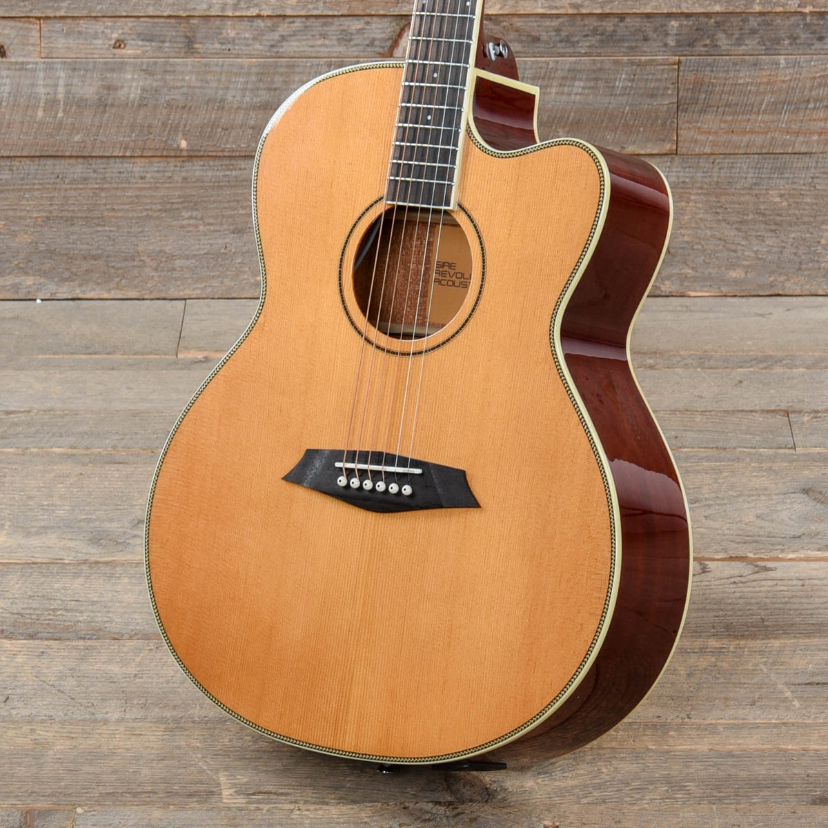 Sire Larry Carlton A3-G GA Cutaway Spruce/Mahogany Natural - View 2 | MusicMarket