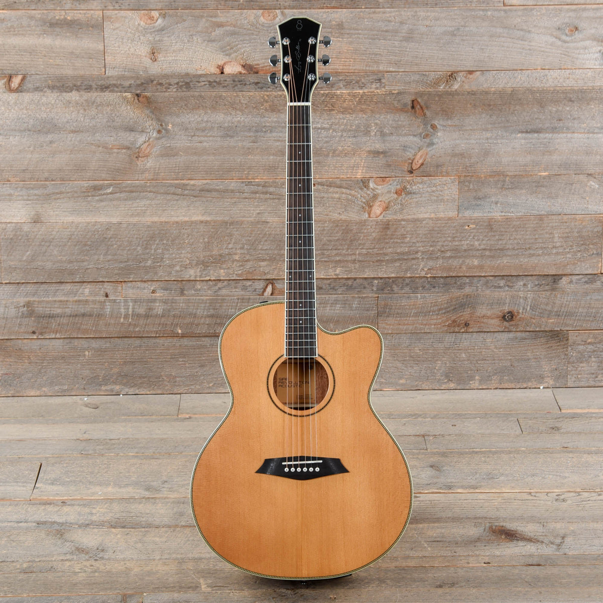 Sire Larry Carlton A3-G GA Cutaway Spruce/Mahogany Natural - View 4 | MusicMarket