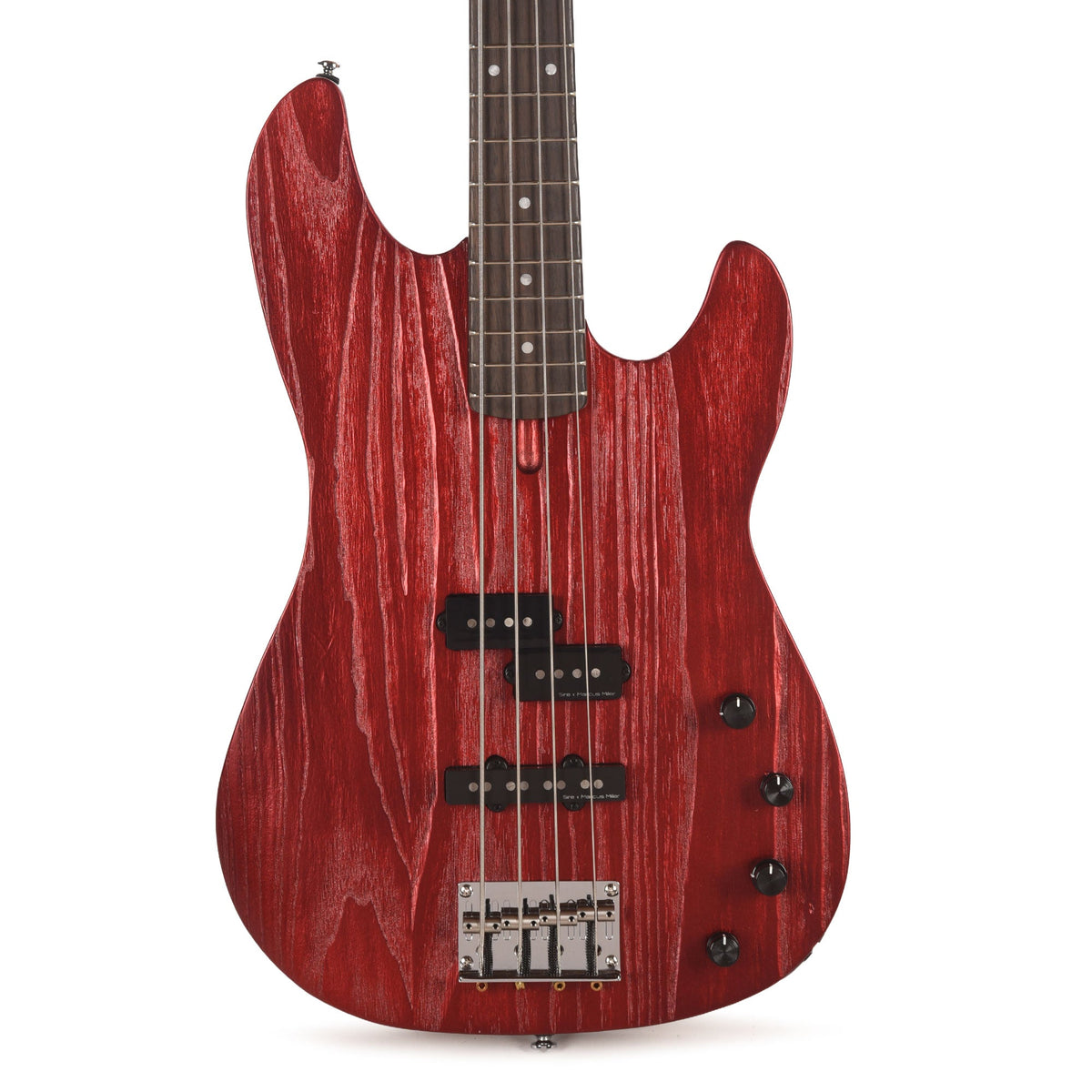 Sire Marcus Miller P6 4-String Mahogany/Ash Candy Apple Red - View 2 | MusicMarket