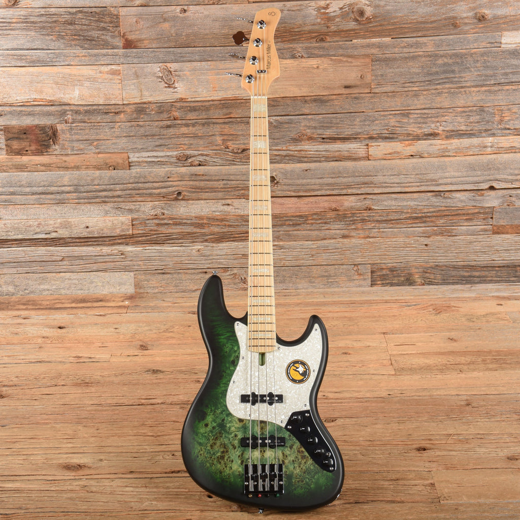 Sire Marcus Miller V7 4-String Swamp Ash/Poplar Reissue Transparent Green Satin - View 4 | MusicMarket