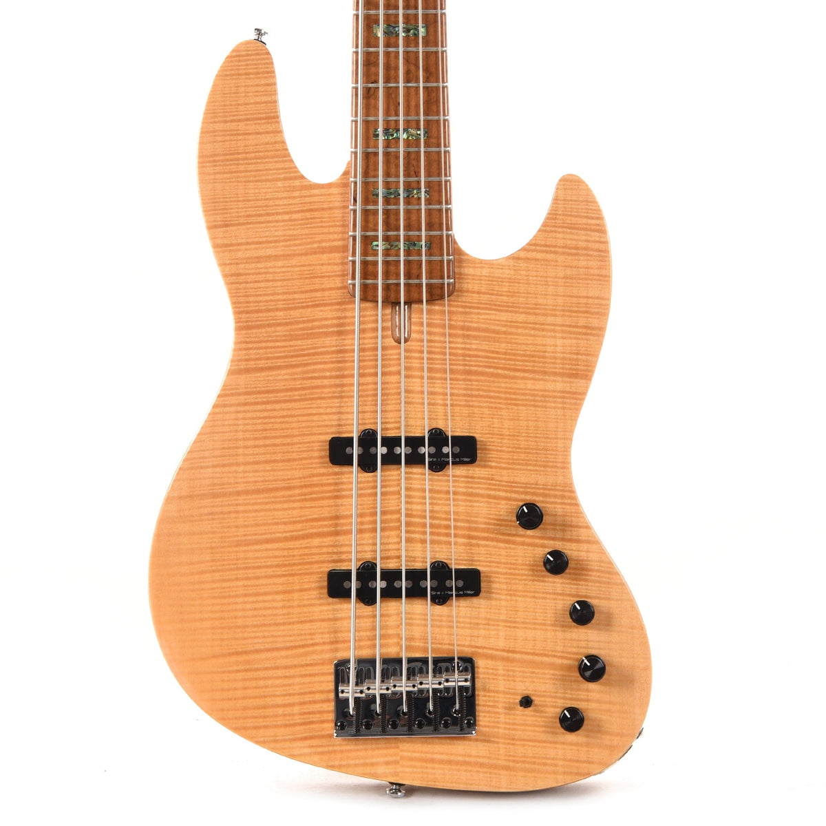Sire Marcus Miller V10 Swamp Ash/Quilted Maple 5-String Natural (2nd Gen) - MusicMarket