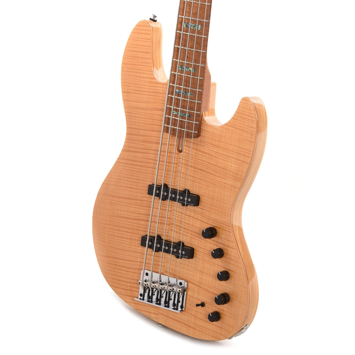 Sire Marcus Miller V10 Swamp Ash/Quilted Maple 5-String Natural (2nd Gen) - View 2 | MusicMarket