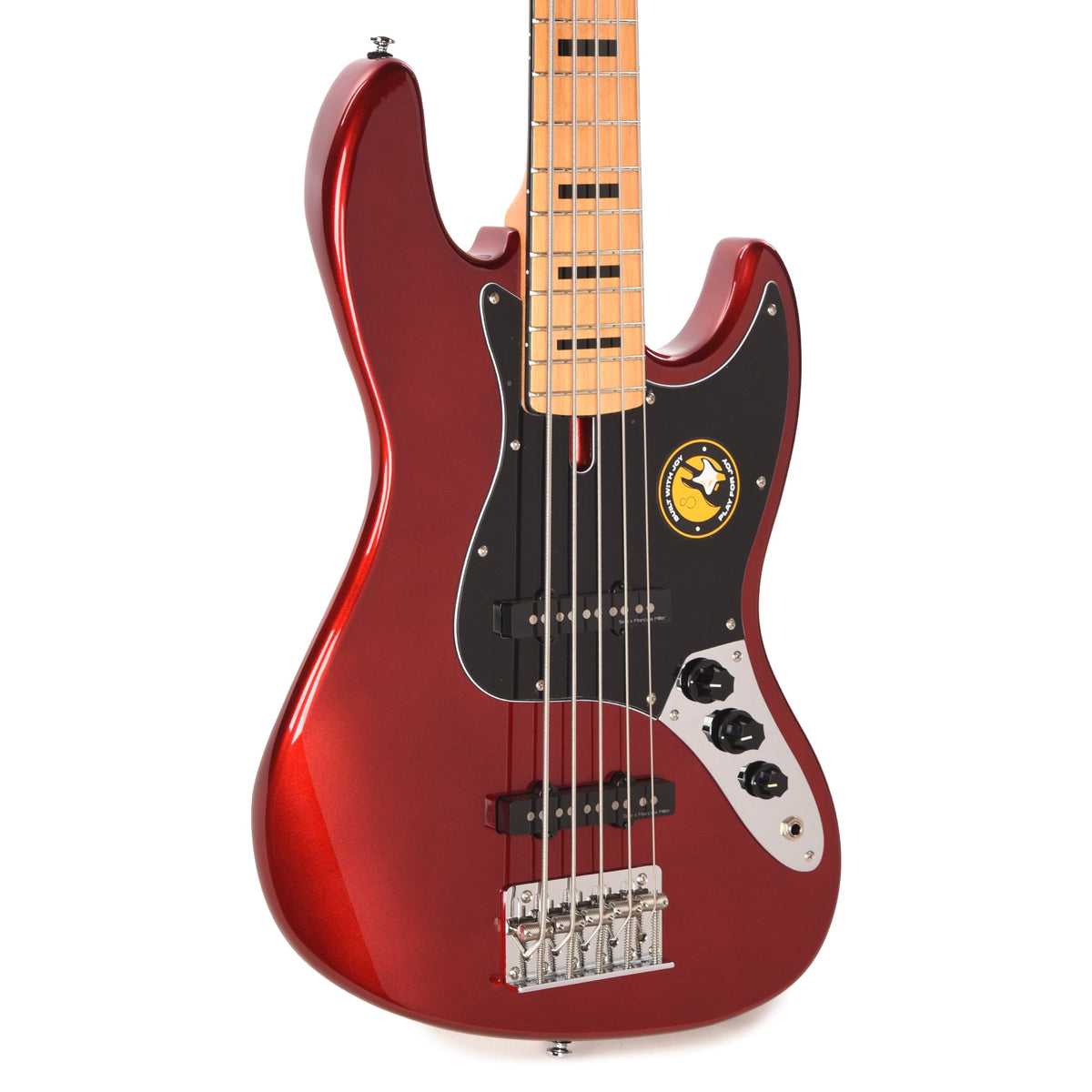 Sire Marcus Miller V5 5-String Candy Apple Red - MusicMarket