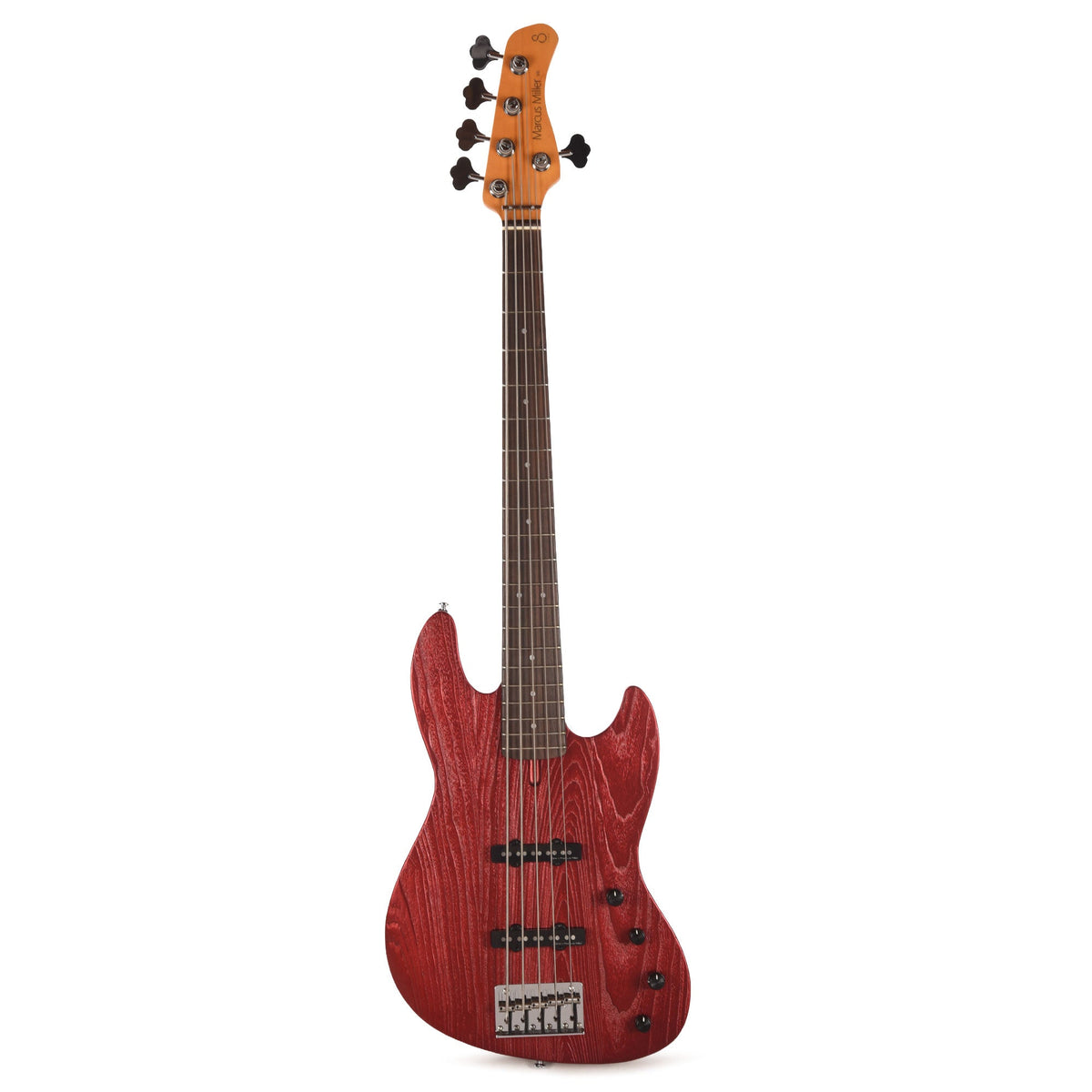 Sire Marcus Miller V6 5-String Mahogany/Ash Candy Apple Red - View 4 | MusicMarket